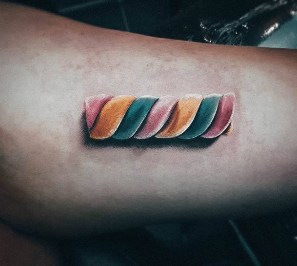 Magnificent Marshmallow Tattoo For Girls