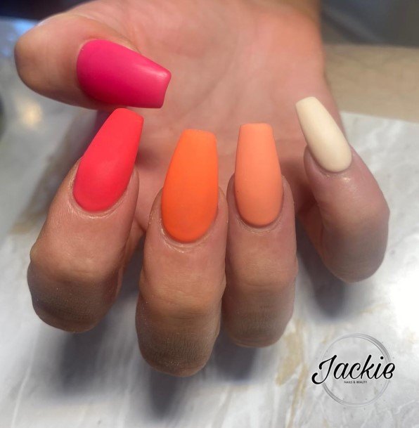 Magnificent Matte Fall Fingernails For Girls