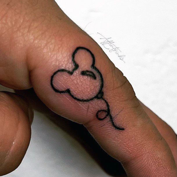 Magnificent Mickey Mouse Tattoo For Girls