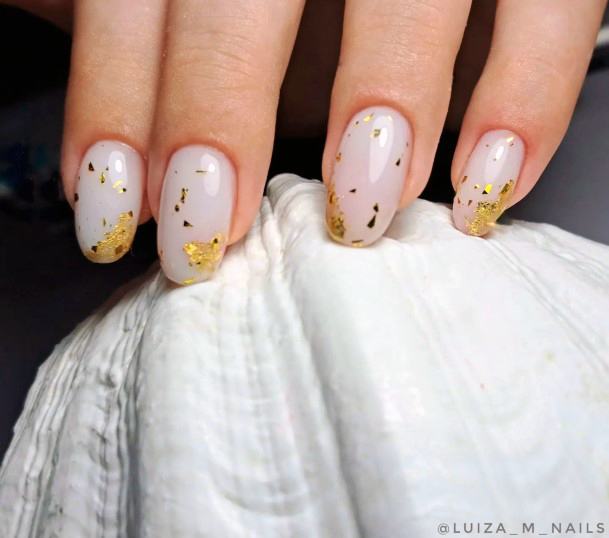 Magnificent Milky White Fingernails For Girls