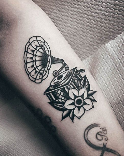 Magnificent Music Tattoo For Girls