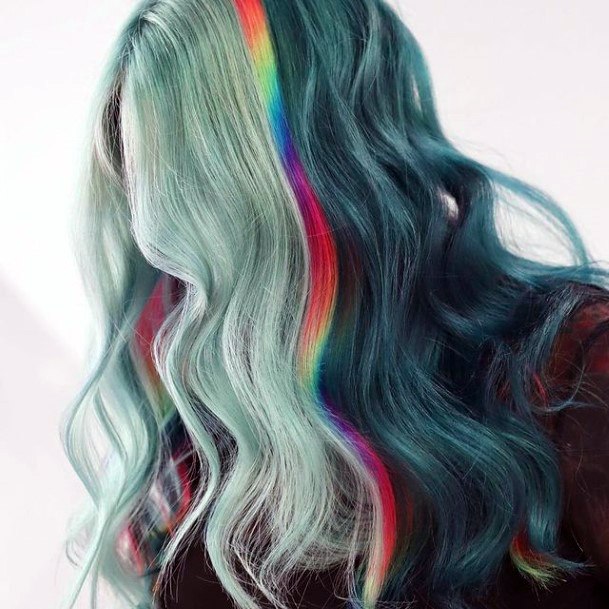 Magnificent Neon Hairstyles For Girls