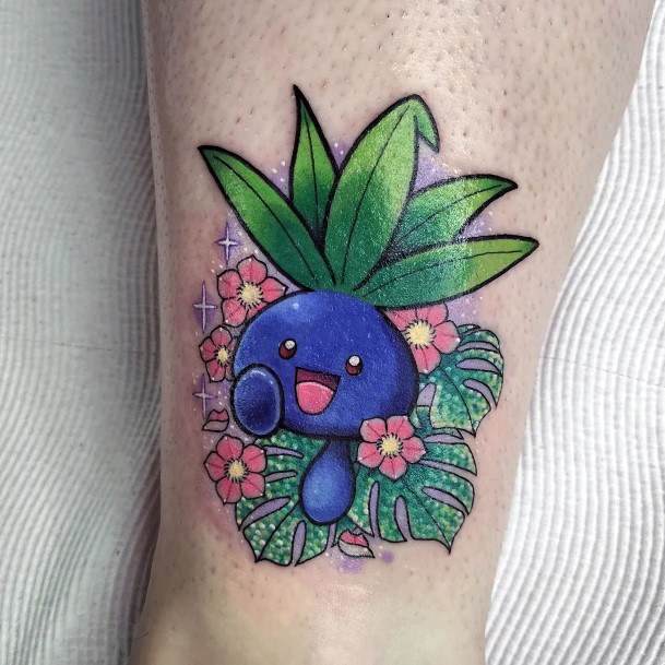 Magnificent Oddish Tattoo For Girls