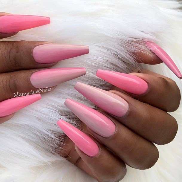 Magnificent Ombre Nail For Girls