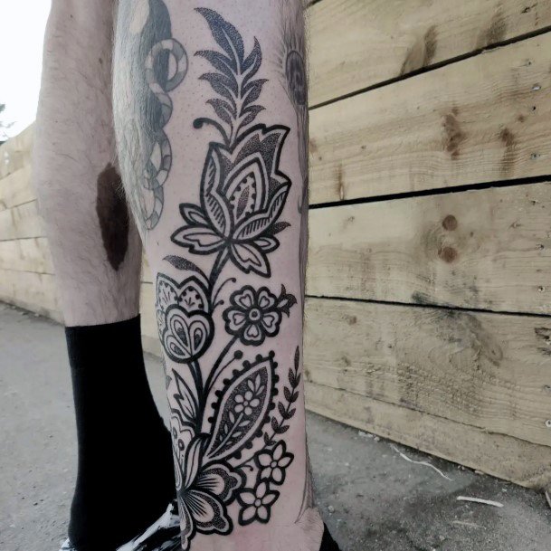 Magnificent Paisley Tattoo For Girls