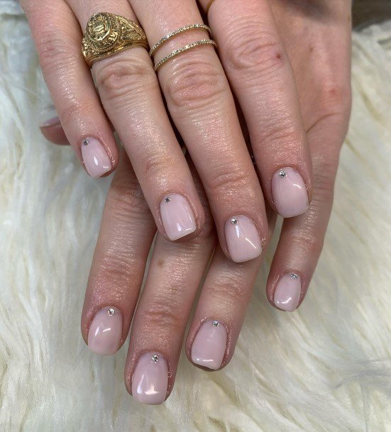 Magnificent Pale Pink Nail For Girls