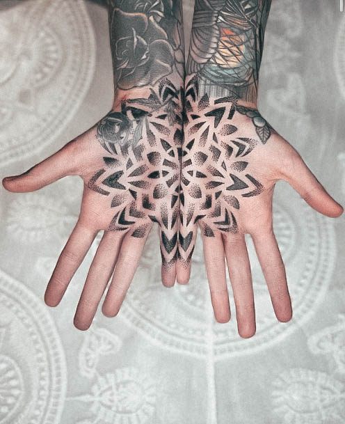 Magnificent Palm Tattoo For Girls