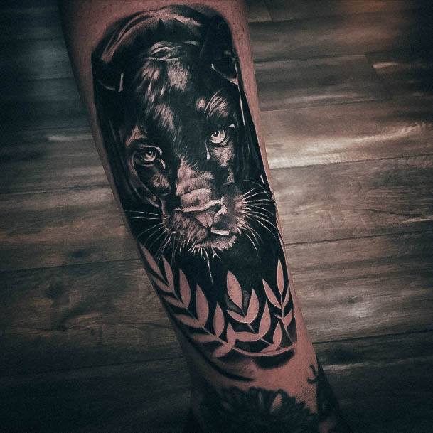 Magnificent Panther Tattoo For Girls