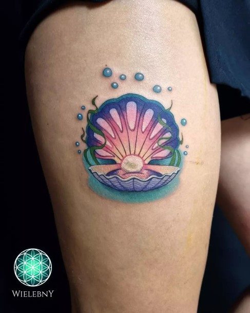 Magnificent Pearl Tattoo For Girls