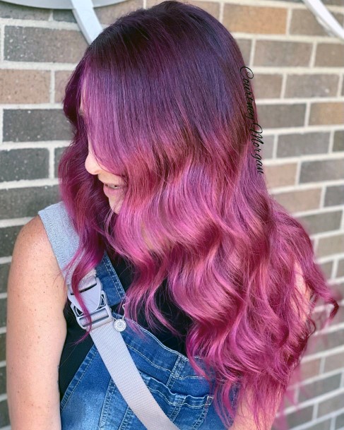 Magnificent Pink Hairstyles For Girls