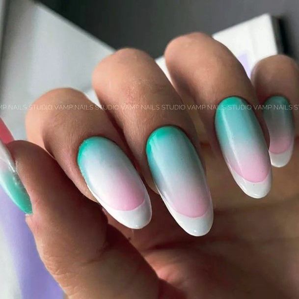 Magnificent Pink Summer Fingernails For Girls