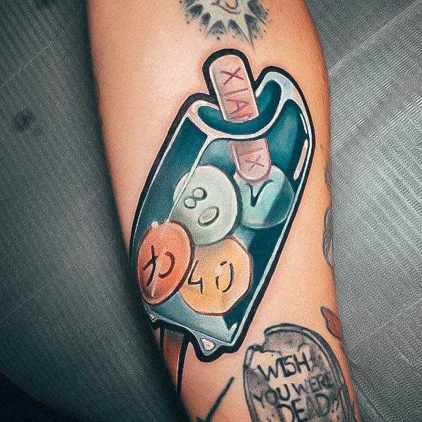 Magnificent Popsicle Tattoo For Girls