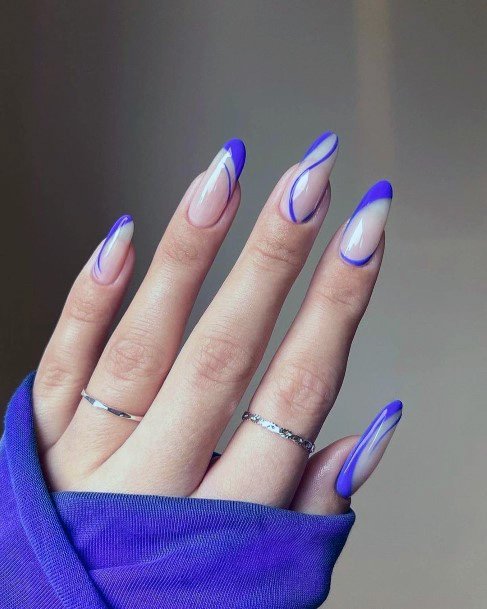 Magnificent Purple Dress Fingernails For Girls