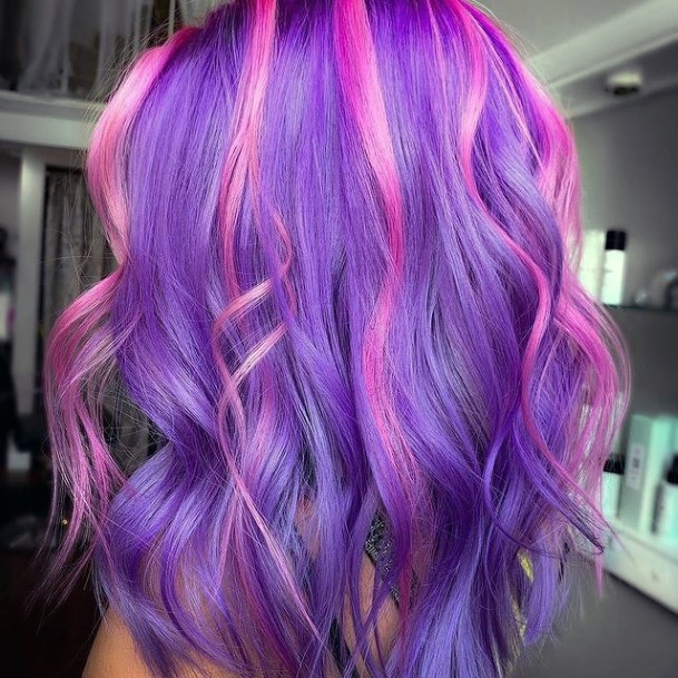 Magnificent Purple Ombre Hairstyles For Girls