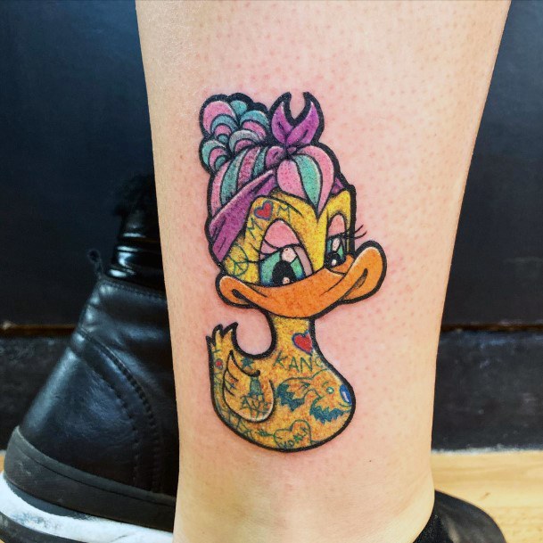 Magnificent Rubber Duck Tattoo For Girls