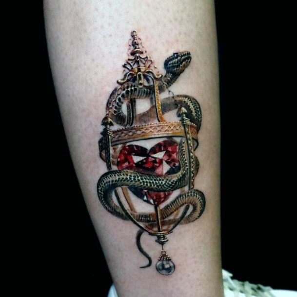 Magnificent Ruby Tattoo For Girls