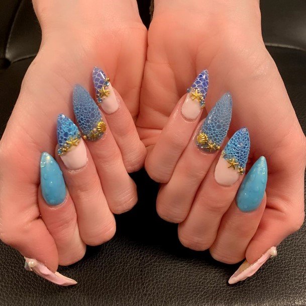 Magnificent Sea Nail For Girls