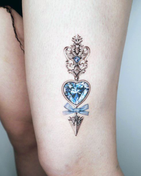 Magnificent Silver Tattoo For Girls