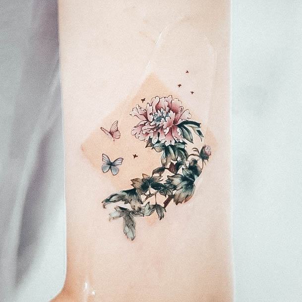 Magnificent Small Flower Tattoo For Girls