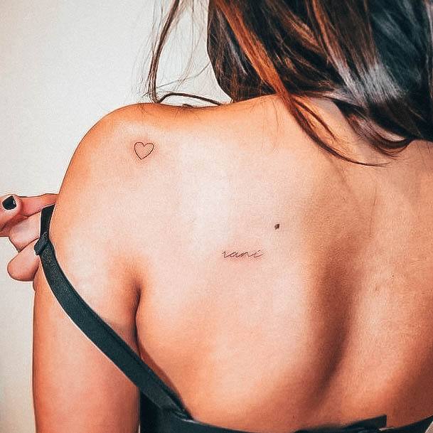 Magnificent Small Heart Tattoo For Girls