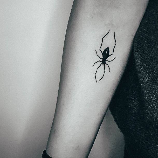 Magnificent Spider Tattoo For Girls