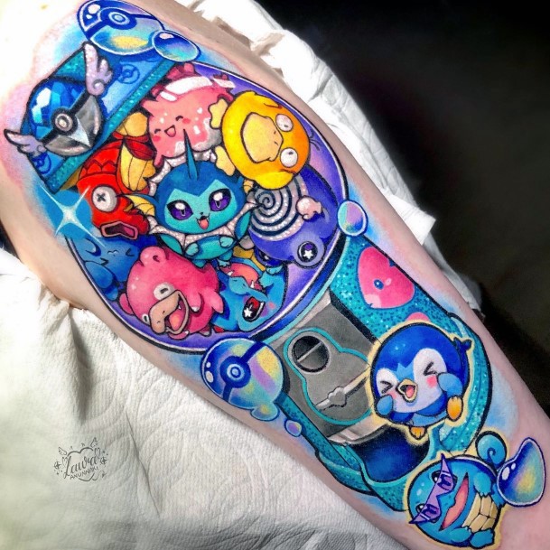 Magnificent Squirtle Tattoo For Girls