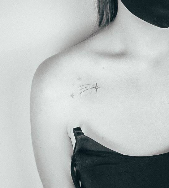 Top 100 Best Star Tattoos For Women - Guiding Light Design Ideas