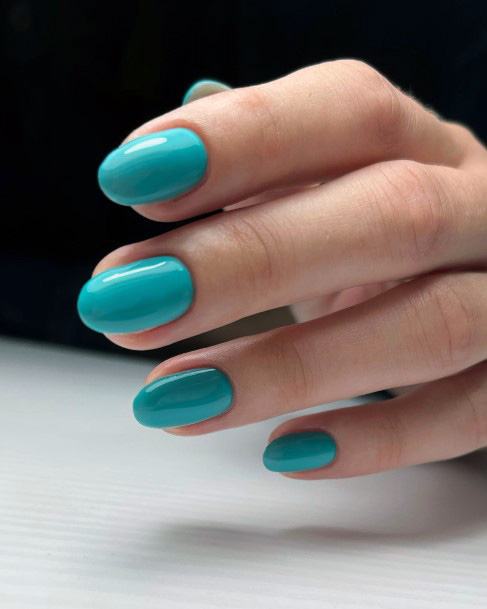 Magnificent Teal Turquoise Dress Fingernails For Girls
