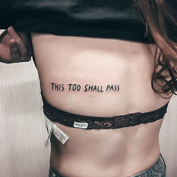 Magnificent This Too Shall Pass Tattoo For Girls