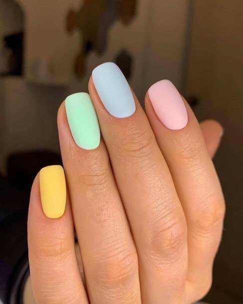 Magnificent Unique Colors Nail For Girls