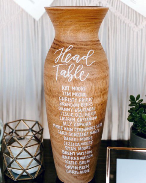 Magnificent Wooden Vase Wedding Sign Ideas Crafty Cool