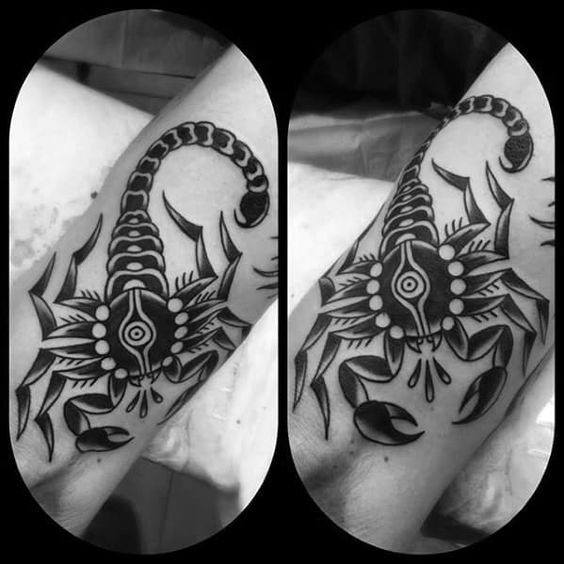 Majestic Scorpion Tattoo For Women