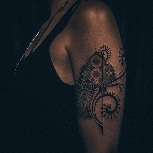 Mandala Female Tattoo Designs