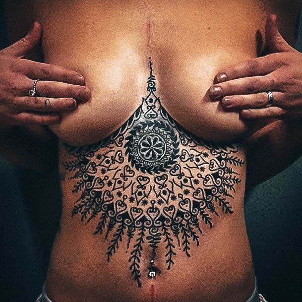 Mandala Tattoo Feminine Designs