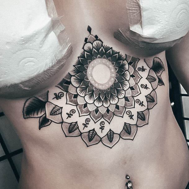 Mandala Tattoo For Ladies