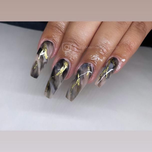 Marble Female Nail Designs