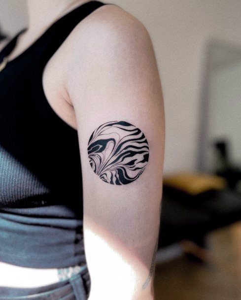 Marble Womens Feminine Marble Tattoos