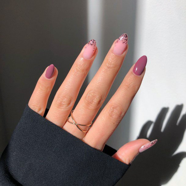 Maroon Dress Nails For Girls
