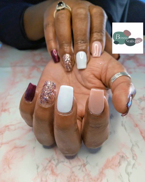 Maroon Whiteic Womens Maroon White Nail Designs