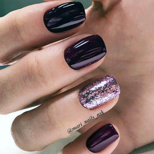 Maroon Womens Nail Designs