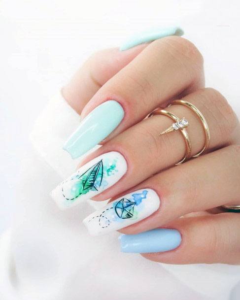 Marvellous Mint Nails Women