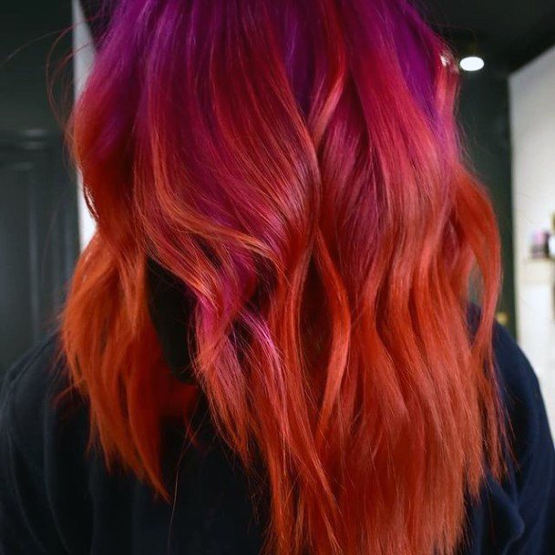 Marvelous Womens Hairstyless Red Ombre