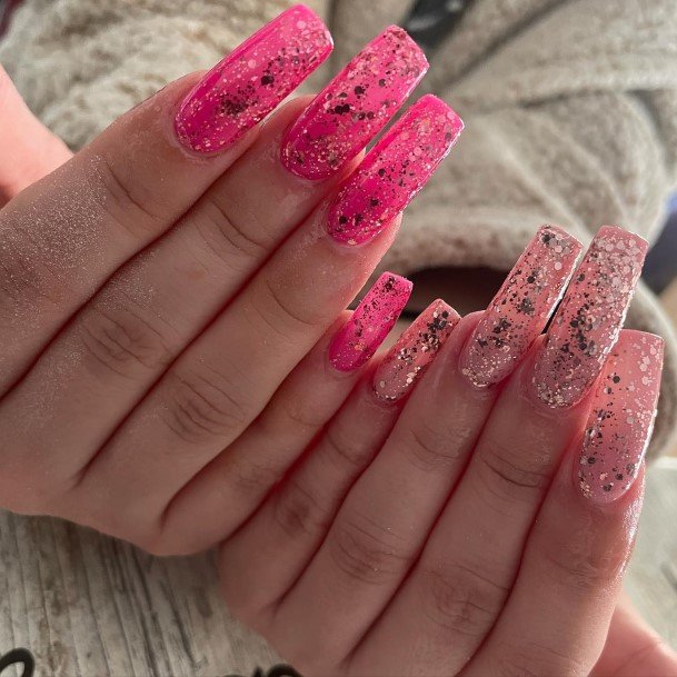 Marvelous Womens Nails Bright Pink