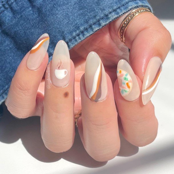 Marvelous Womens Nails Coffee