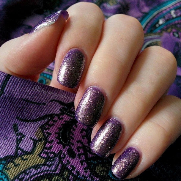 Marvelous Womens Nails Deep Purple