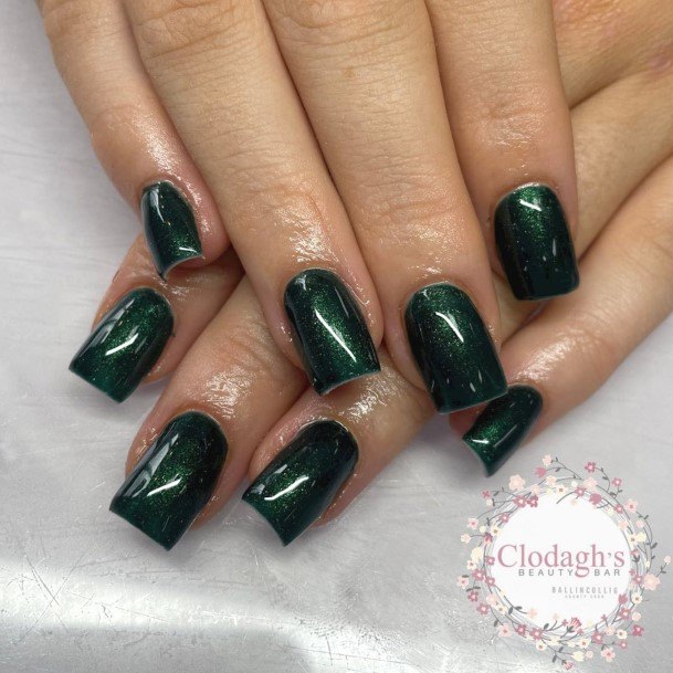 Marvelous Womens Nails Emerald Green