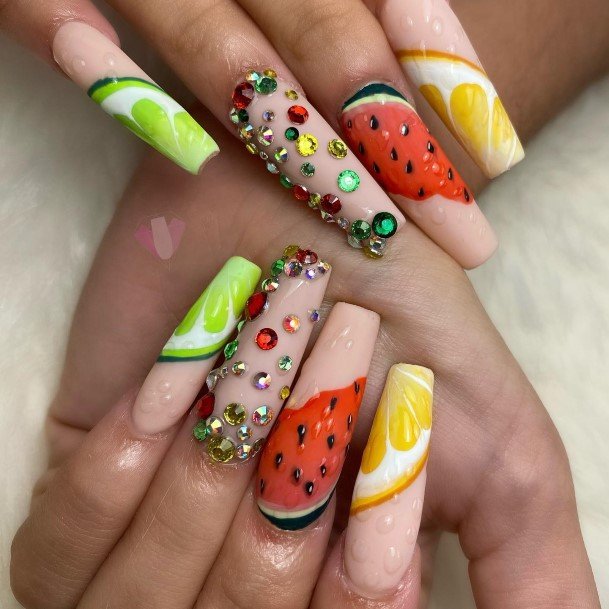 Marvelous Womens Nails Fruit