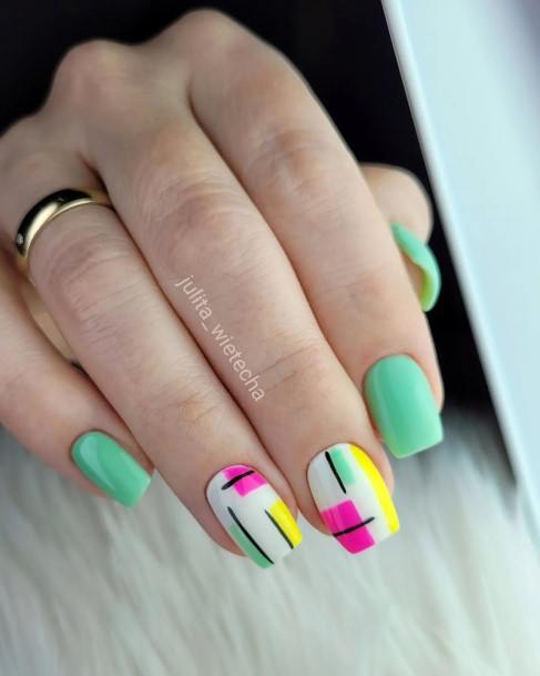 Marvelous Womens Nails Geometric