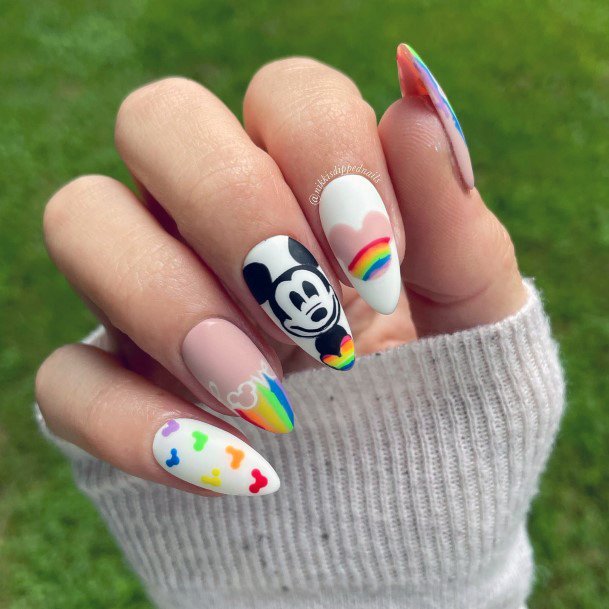 Marvelous Womens Nails Mickey Mouse