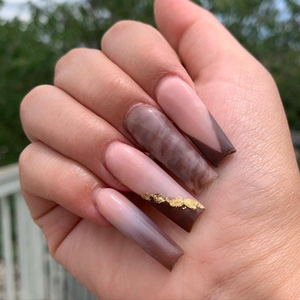 Marvelous Womens Nails Nude Marble